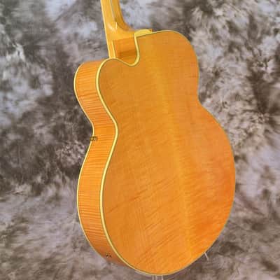 2006 Epiphone Elitist Broadway Guitar in OHSC - Antique Natural image 18