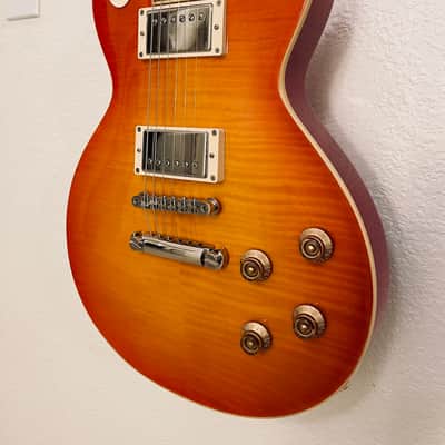 Edwards E-LP-S Les Paul Flamed Maple Top w/Upgrades and Gibson Case 2021 - Cherry Sunburst image 10