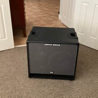 Genz Benz Uber Quad GB1288T-UQ 1x12 and 2x8 Bass Speaker Cabinet 2011 - Black/silver image 4