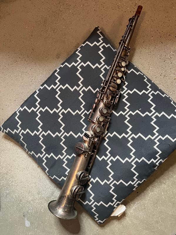 Wurlitzer American (Martin Stencil) Silver Plated Soprano Saxophone image 1