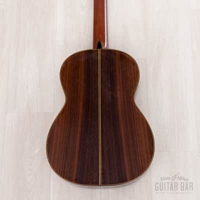1987 Hiroumi Yamaguchi Model A Vintage Classical Guitar, Cedar + Rosewood, 1A-Style w/ Case image 3