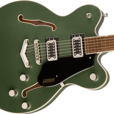 Gretsch G5622 Electromatic Center Block Double-Cut Guitar with V-Stoptail, Laurel Fingerboard, Olive Metallic image 6