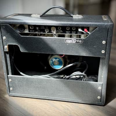 1976 Fender Princeton Reverb Silverface - Allen Amplification Serviced - Original Speaker image 2