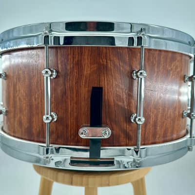 AZ Custom Drums Bubinga Stave 6.5x14 Snare Drum 2008 image 10