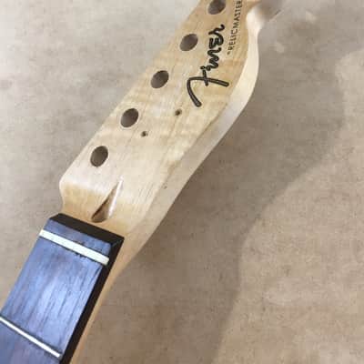 Vintage Electric Guitar Rock Light Flame Maple Neck Bone Nut Satin Relic 12” Radius Rosewood Fretboard image 17