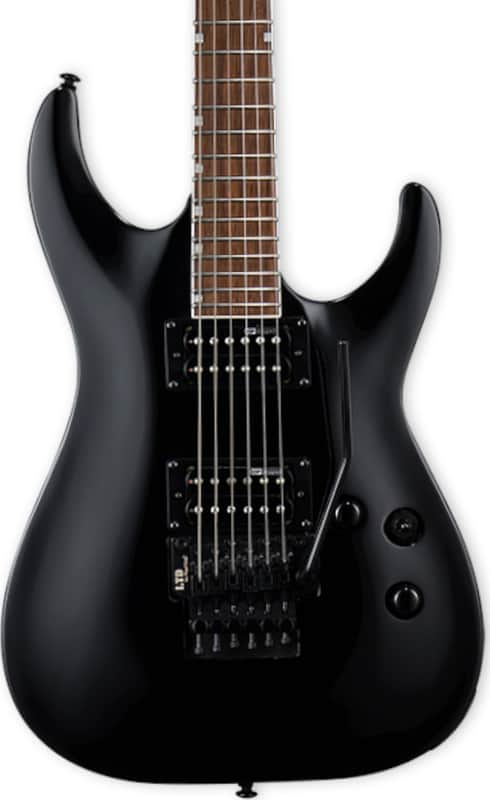 ESP LTD MH-200 Electric Guitar, Roasted Jatoba Fingerboard, Black image 1