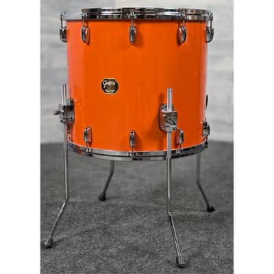 Used Gretsch USA Custom 4pc Drum Set Orange Gloss - Very Good image 11