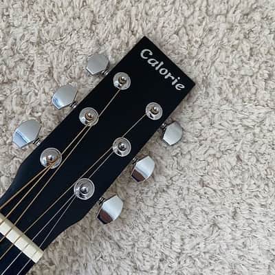 41 Inch Folk Acoustic Guitar, Solid Spruce, Maple Neck image 4