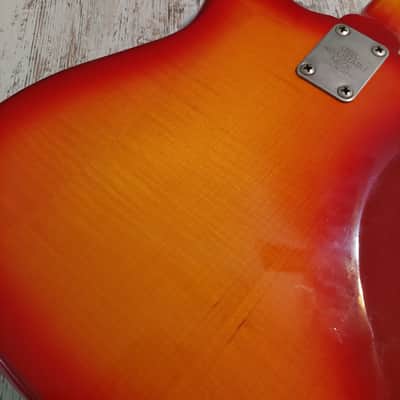 Vintage 1975 Epiphone ET-290 MIJ Matsumoku Crestwood Cherry Sunburst image 9