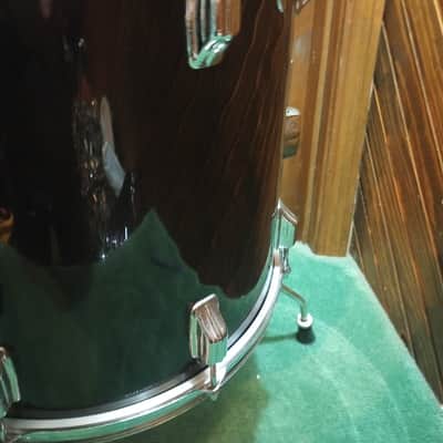 Rogers 16x16 Floor Tom 1980's - Black Wrap image 4