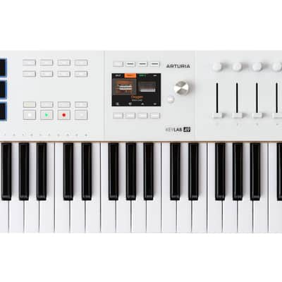 Arturia KeyLab 49 mk3 White — 49 Key USB MIDI Keyboard Controller with Analog Lab Pro Software Included image 1