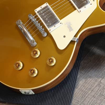 2018 Gibson Custom Shop Standard '57 Limited Run Historic Reissue w/ Brazilian FB Les Paul Electric Guitar Gold Top + COA OHSC image 7