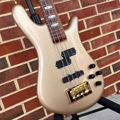 Spector USA DW-4 Doug Wimbish Signature Model, True Champagne, Solid Maple Wings, Pau Ferro Fretboard, Custom EMG P/J Pickups, Spector HAZ 9v, Custom DW "C" Shaped Neck, Hardshell Case image 3