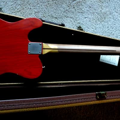 New 2025 Bill Nash T-63 Telecaster Guitar. Lollars, Solid Maple Neck, Trans Amber image 8