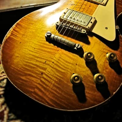 Gibson Custom Shop Les Paul 1958 - Tom Doyle "TIME MACHINE" #72 “SUPER PREMIUM” Historic Aged R8 w/Doyle Coils PAF – Vintage '59 Flames image 14