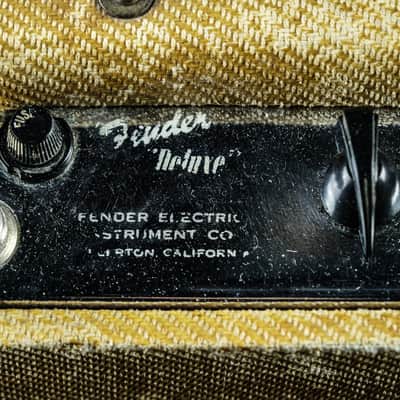 1951 Fender Deluxe 5A3 TV Front 10-Watt 1x12 tweed image 9