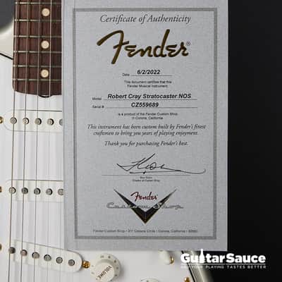Fender Custom Shop Hardtail Stratocaster NOS Robert Cray Signature Inca Silver 2022 Ex-Demo (cod.1250.UG) image 11