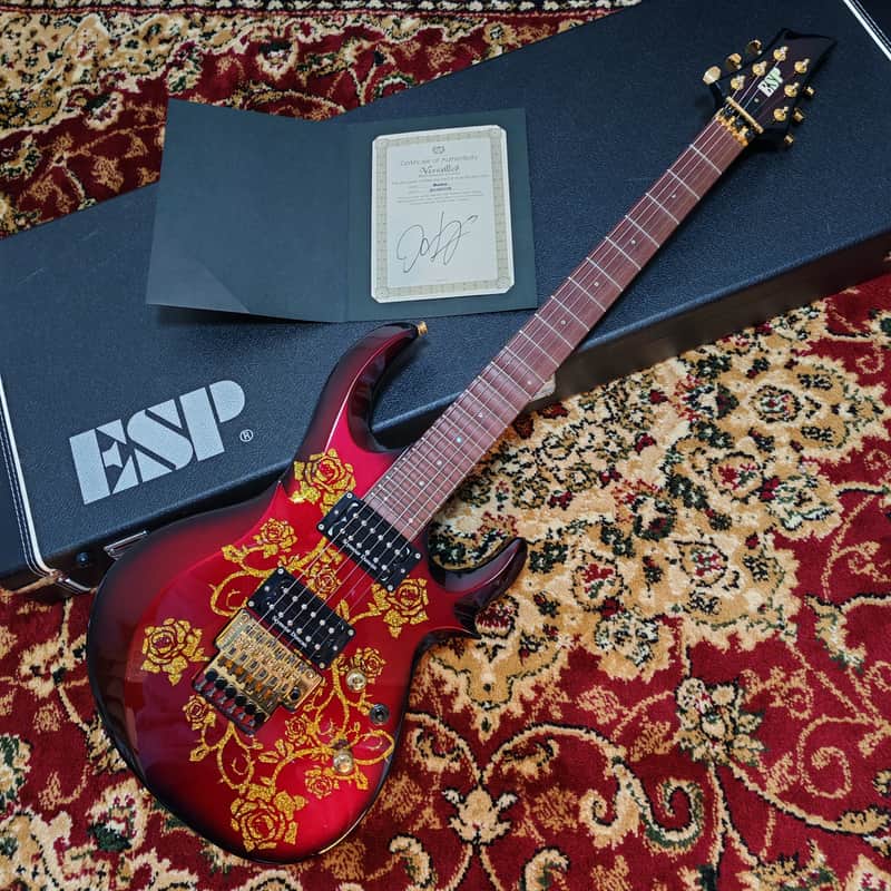 【ESP Japan】Maiden HIZAKI 2012 ESP Maiden HIZAKI Signature Model, KISO CUSTOM SHOP, Rose MIJ