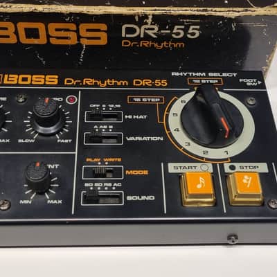 Boss DR-55 Dr. Rhythm 1980s - Black image 3
