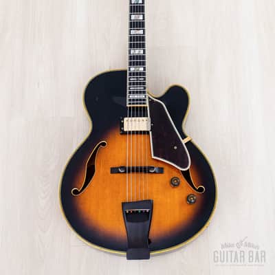 1988 Ibanez JP20 Joe Pass Signature Archtop Electric Guitar Sunburst w/ Super 58, Case image 2