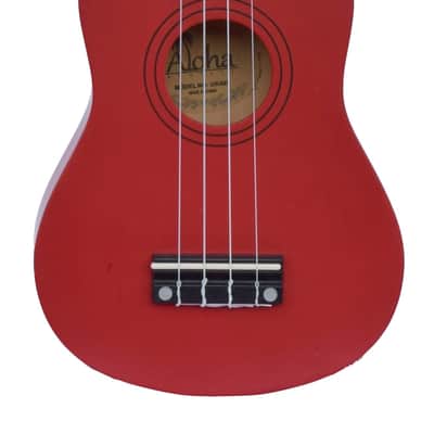 Aloha UK402 Soprano Ukulele, Red image 1
