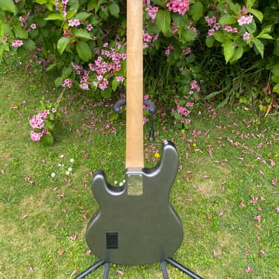 2003 Ernie Ball Music Man USA SUB Bass 4 Active Graphite pearl image 6