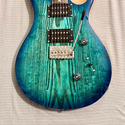 PRS SE Custom 24 Burled Ash Limited Edition 2025 - Lake Blue image 1