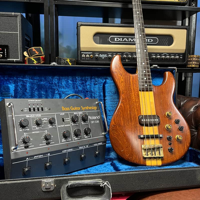 Roland G-88 Bass Guitar Synth and Foot Switch Controller Unit 1980 - Maple/Walnut image 1