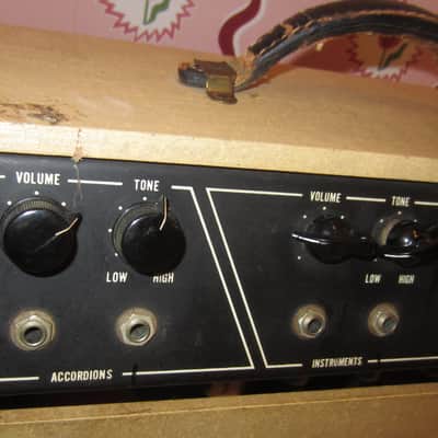 Vintage 1960s Stewart Combo Amp  - White and Black 2 x 8" speakers image 5