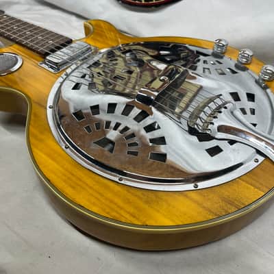 Galveston Singlecut Acoustic Electric Resonator Guitar image 19