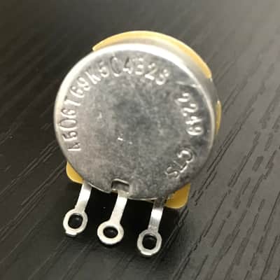 CTS Long Shaft Guitar Pot 500K Audio 450G Series 24mm Brass Sleeve image 3