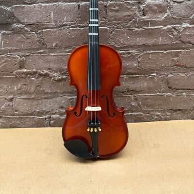 Unbranded 1/2 Size Violin Made in Czech Republic w/ Bow, Case & Pirastro Gold Rosin image 3
