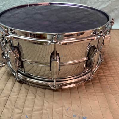 Ludwig. Supraphonic Lm 402 6.5 x 14” snare drum excellent USA top seller image 4