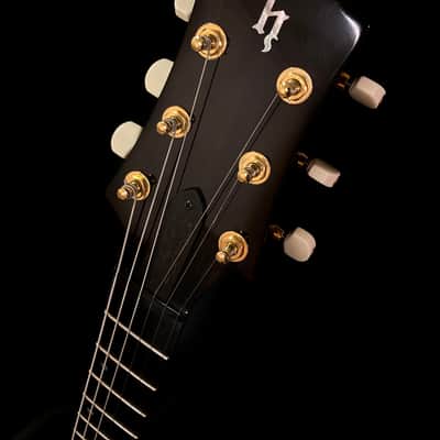 Holzknecht Guitars Harlan, Birdseye Maple Top, Boutique, Custom Shop Chambered Double Cut, Benedetto image 12
