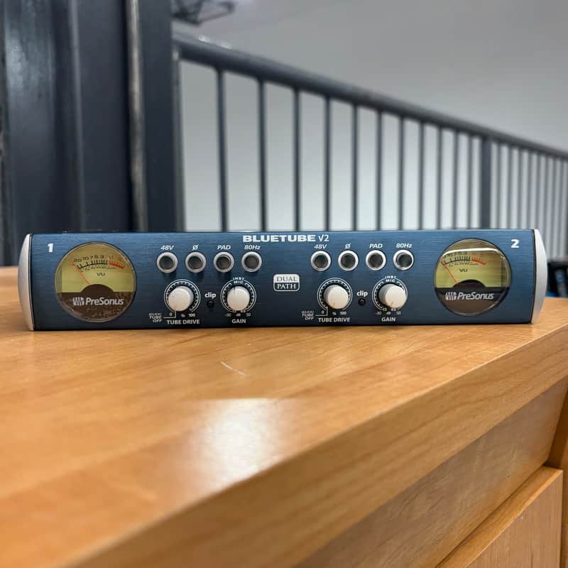 Presonus Bluetube DP V2, Tube Preamp Twin Channel - Blue image 1