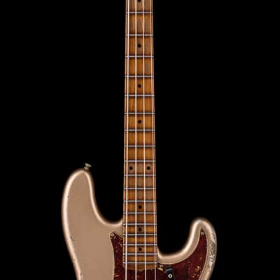 Fender Custom Shop Empire 58 Precision Bass Heavy Relic - Faded Firemist Gold #77956 image 5