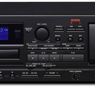 Tascam CD-A580-V2 Rack-Mount Cassette CD & USB Player/Recorder image 1