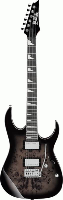 Ibanez RG220PA1 Transparent Brown Black Burst Electric Guitar image 1