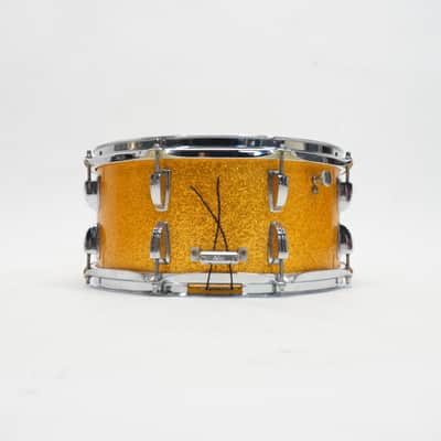 LUDWIG CLASSIC SCHOOL FESTIVAL 14"x 6.5" SNARE DRUM 1966 - Gold Mist image 3
