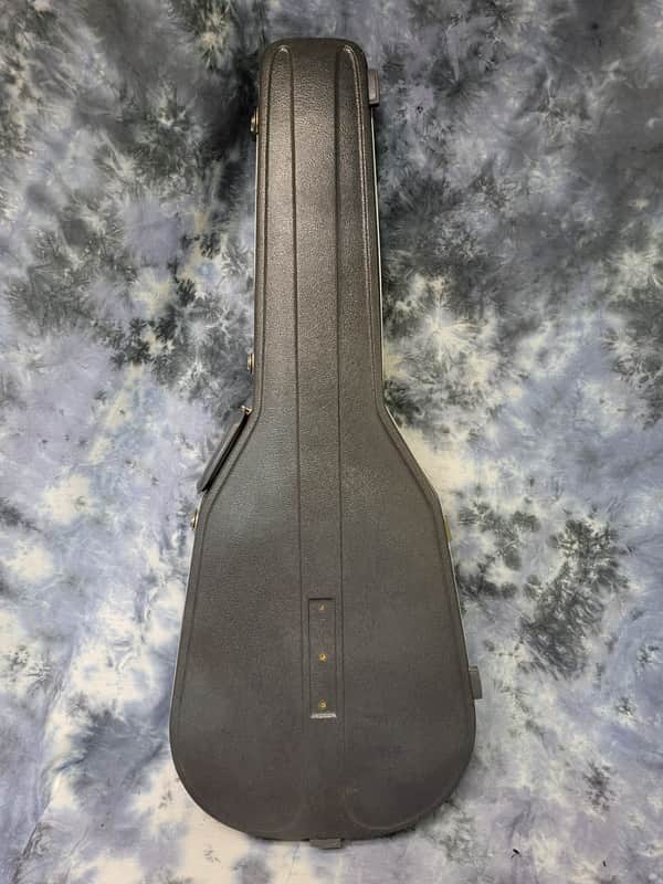 Vintage RARE 1971 Martin "Steal Me" Hard Shell Acoustic Guitar Case 16 Inch Blue Original Case Key image 1