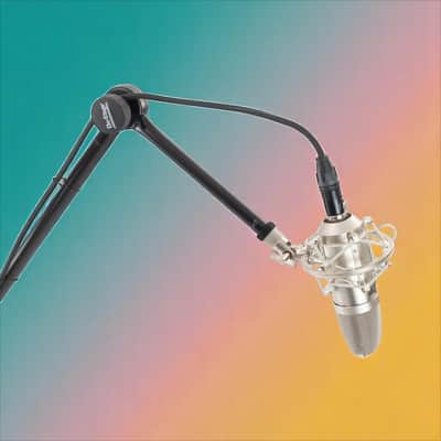 On-Stage SB9600 Tripod Studio Mic Boom Stand w/ 7" Mini Boom Extension â€“ Heavy Duty image 5