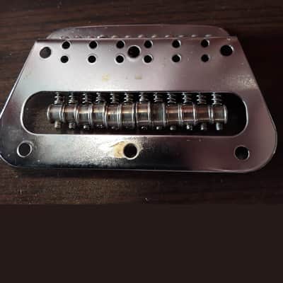Vintage Fender Electric XII 1965-1969 bridge used on 12 string Stratocaster image 3