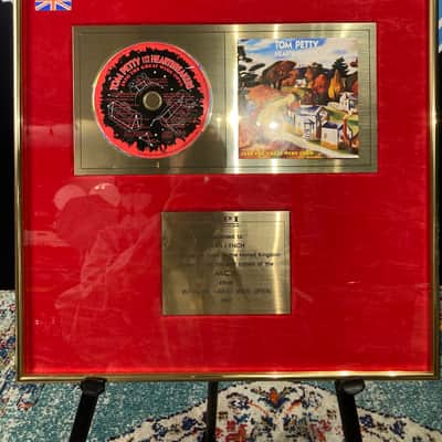 Stan Lynch Tom Petty and The Heartbreakers, BPI UK, Into The Great Wide Open, Gold Record (#18) image 2