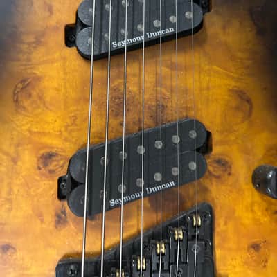 Dean Exile Select Multi 7 string guitar Maple great shape with case image 9