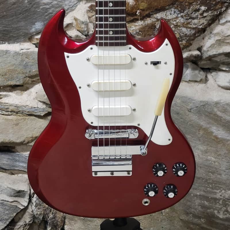 1968 Gibson Melody Maker III SG Sparkling Burgundy - All Original