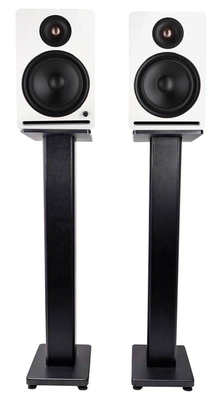 (2) Rockville APM8W v2 8" Powered Studio Monitors w/USB/Bluetooth+36" Stands image 1