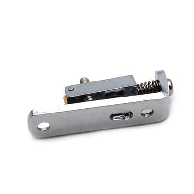 Chrome 4 String Single String Roller Saddles Bridge image 3