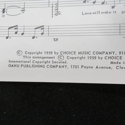 The Platters Enchanted 1959 Sheet Music image 2