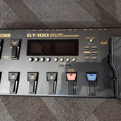 Reverb.com listing, price, conditions, and images for boss-gt-100-amp-effects-processor