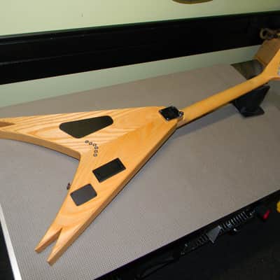 Jackson USA Custom Shop "Vinnie Vincent Style" 4 Winged King Flying V Natural image 14